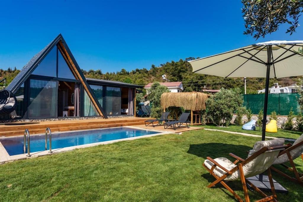 Villa Zeytin Havuzlu Jakuzili Fethiye Zewnętrze zdjęcie